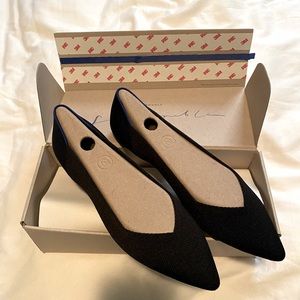 Rothy’s NIB The Point flats Size 9 black